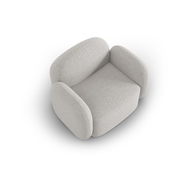 Svetlo siv fotelj Blair – Micadoni Home-image-3