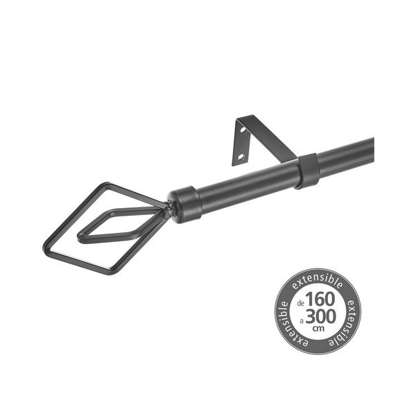 Kovinska karnisa z nastavljivo dolžino 160 - 300 cm – Casa Selección-image-1