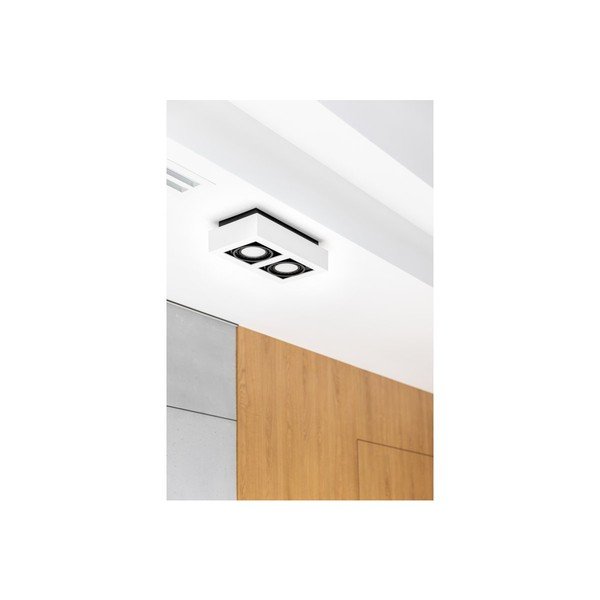 Bela stropna svetilka s kovinskim senčilom 34x18,5 cm Loid – GTV-image-2