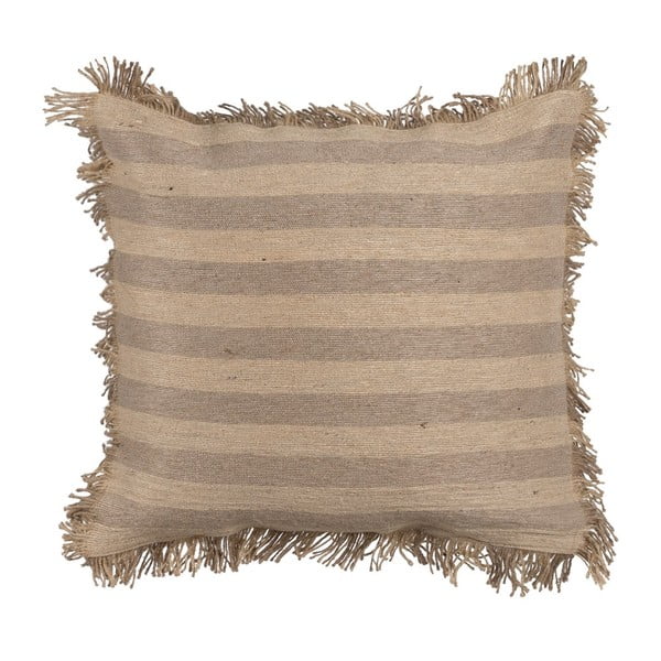 Okrasna blazina iz mešanice jute 45x45 cm Stripes – Ixia