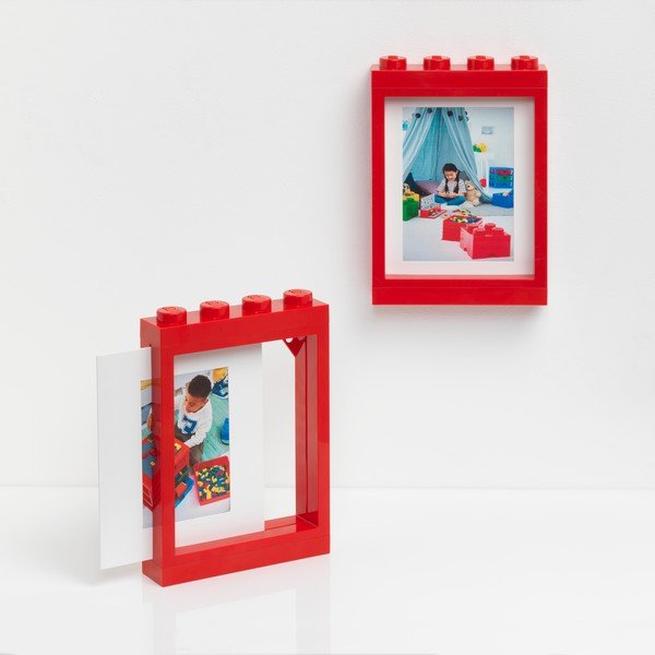 Rdeč okvir za fotografije LEGO®, 19,3 x 26,8 cm-image-2