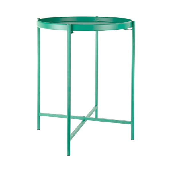 Kovinska okrogla stranska mizica ø 40 cm Meseta  – Leitmotiv