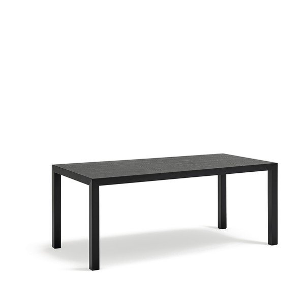 Jedilna miza s hrastovo mizno ploščo 75x180 cm Alma – Teulat-image-2
