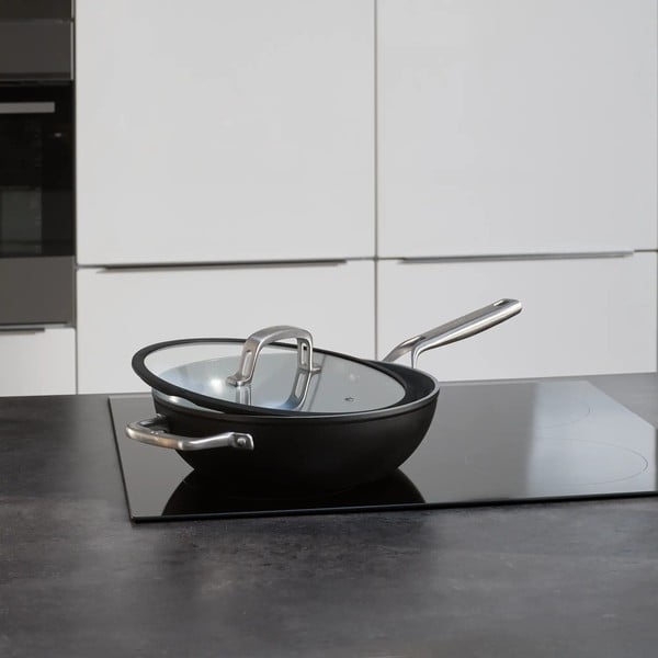 Vok ponev s pokrovko/s keramično prevleko ø 28 cm Meda 3.0 – FABINI-image-1