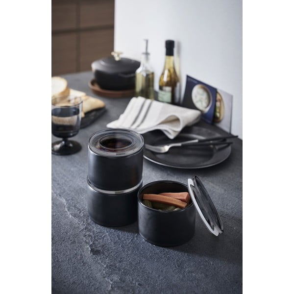 Keramična posoda za shranjevanje za živila Tower – YAMAZAKI-image-2