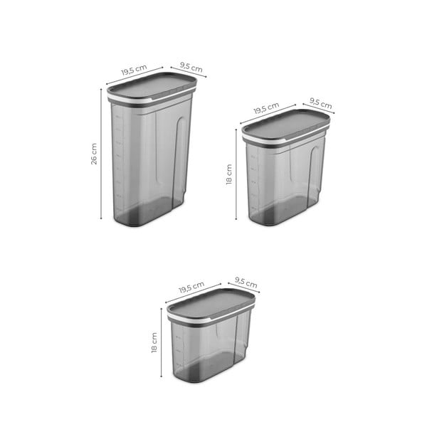 Posode za shranjevanje v kompletu 9 ks živil – Hermia-image-2