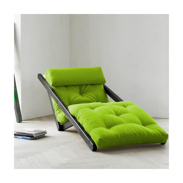 Lounge stol Karup Figo Wenge/Lime, 70 cm