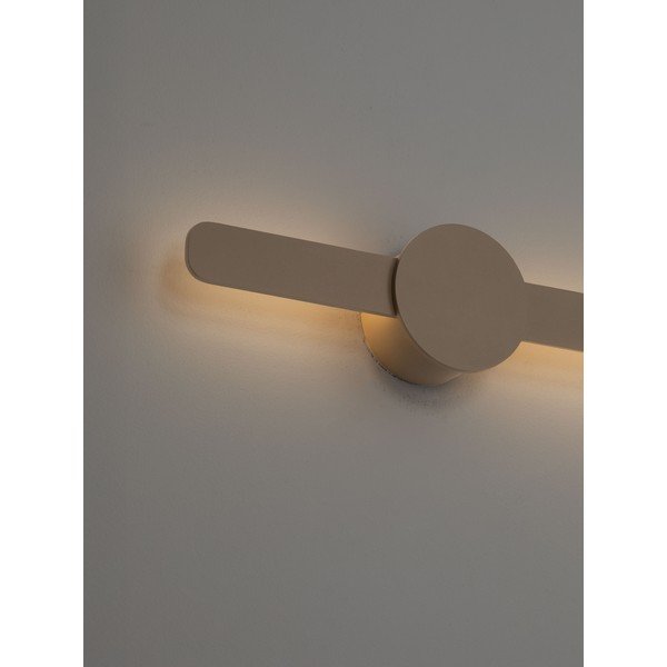 Sivo-bež aluminijasta LED stenska svetilka Norei – Nova Luce-image-4