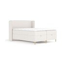 Kremno bela boxspring postelja s prostorom za shranjevanje 180x200 cm Monpelli – Maison de Rêve