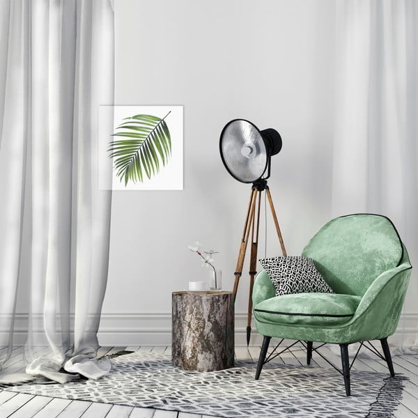 Slika Styler Canvas Greenery Black Palm, 32 x 32 cm-image-1