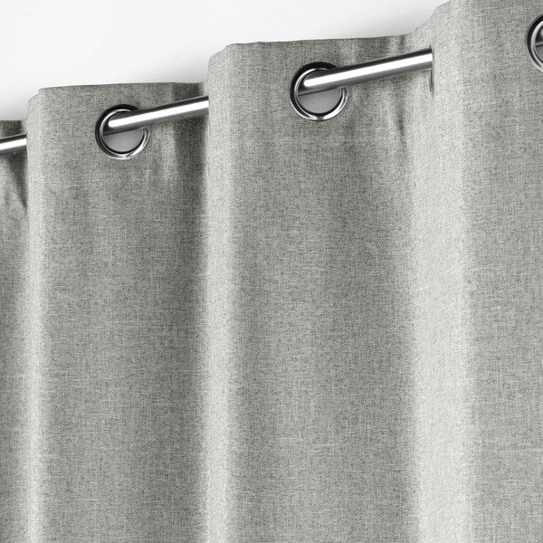 Svetlosiva zatemnitvena zavesa 140x260 cm Crepuscule – douceur d'intérieur-image-1
