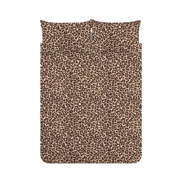 Rjava enojna posteljnina 135x200 cm Animal Print – Catherine Lansfield