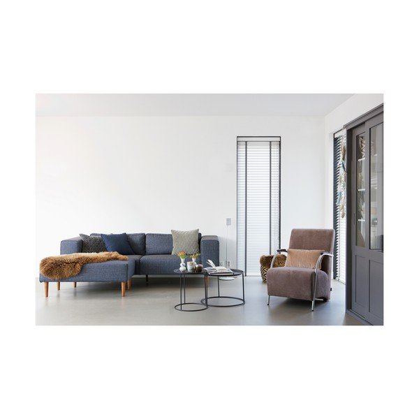 Črna klubska miza WOOOD Ivar  Ø 40 cm-image-4