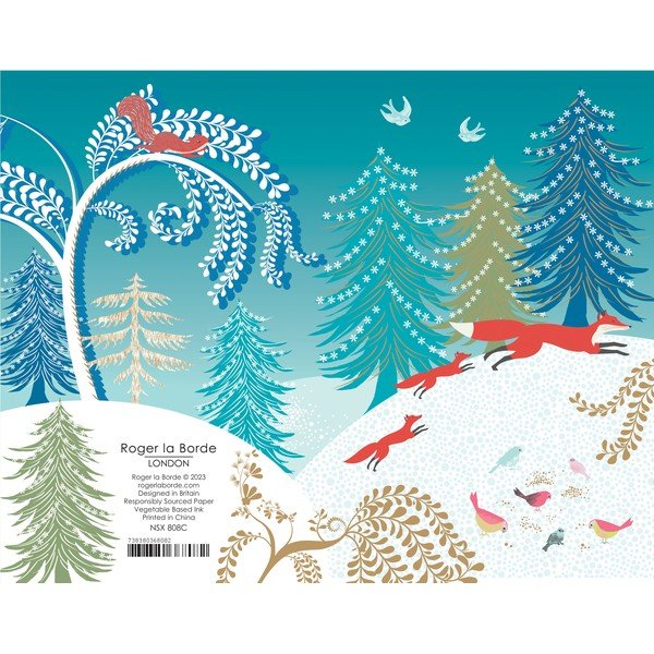 Voščilnice v kompletu 8 ks z božičnim motivom Christmas  – Roger la Borde-image-1