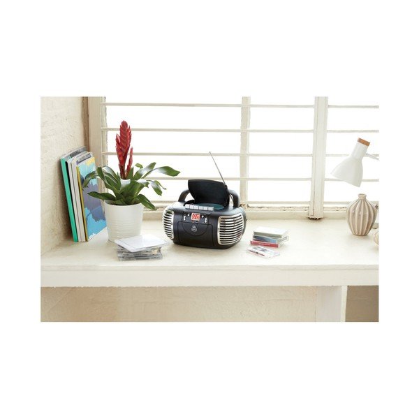 Črn kasetofon GPO PCD 299 Black-image-2