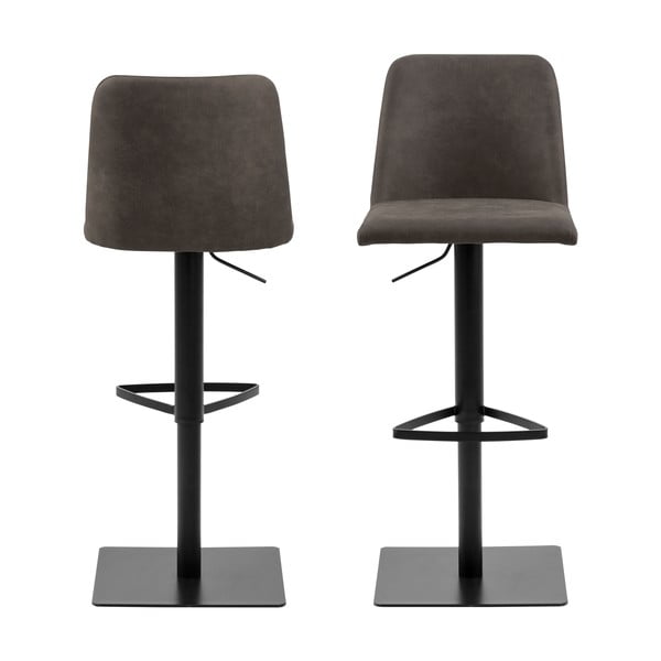 Antracitno siv barski stol z nastavljivo višino (višina sedeža 78,5 cm) Avanja – Actona-image-3