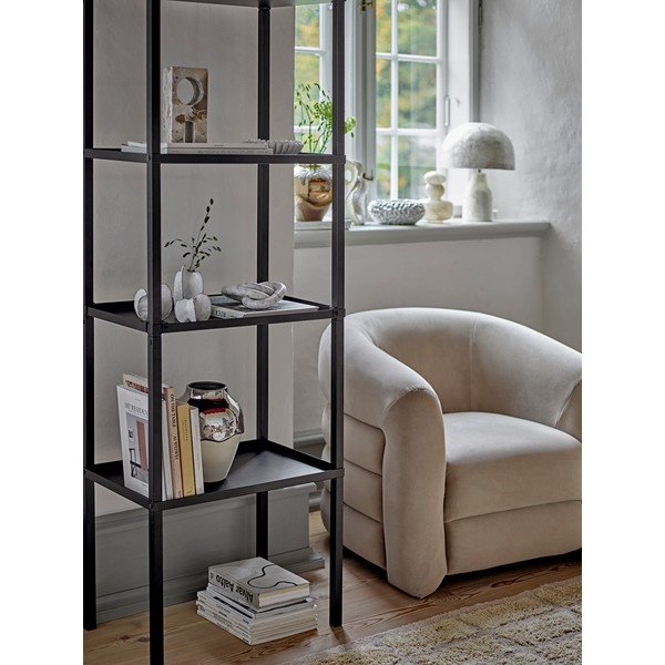 Črn kovinski regal 59x90x38 cm Loups – Bloomingville-image-3