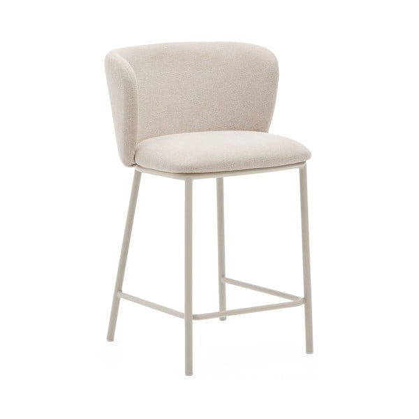 Bež barski stol (višina sedeža 65 cm) Ciselia – Kave Home