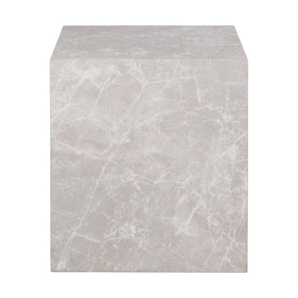 Stranska mizica v marmornem dekorju 40x40 cm Prague – House Nordic-image-2