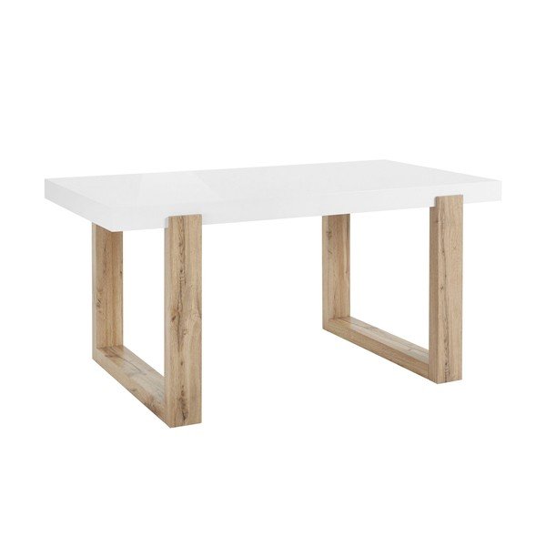 Bela jedilna miza 90x160 cm Solid – Støraa