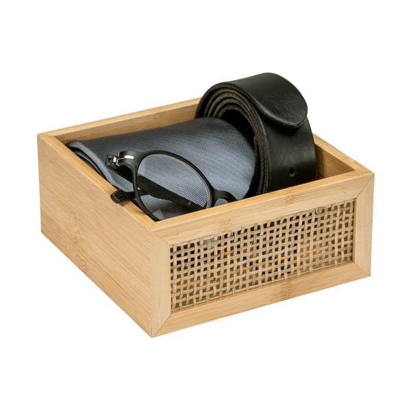 Organizator za kopalnico iz bambusa Wenko Allegre, 15 x 7 cm-image-3