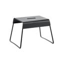 Črn jekleni stolček Zone A-Stool