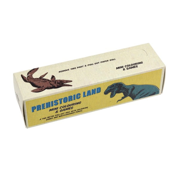 Potovalni komplet otroških pobarvank in ugank Rex London Prehistoric-image-2