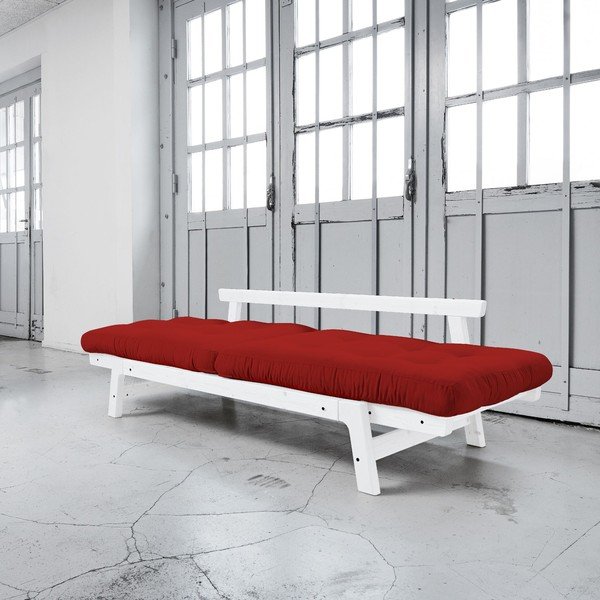 Raztegljiv kavč Karup Step White/Red-image-2