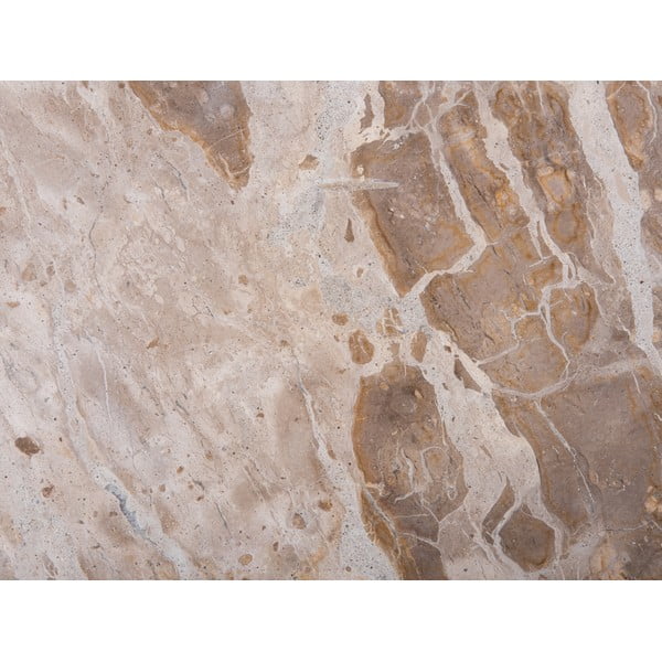 Okrogla stranska mizica z mizno ploščo v marmornem dekorju ø 40 cm Force   – Leitmotiv-image-4