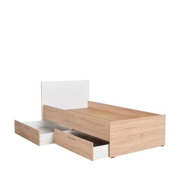 Bela otroška postelja s prostorom za shranjevanje 90x190 cm – Kalune Design-image-3