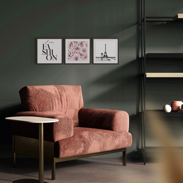 Slike v kompletu 3 ks 30x40 cm Parisienne – Styler-image-3