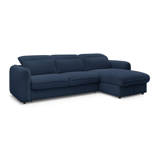 Temno modra raztegljiva kotna sedežna garnitura (s kotom po izbiri) Achille – Bobochic Paris-image-3
