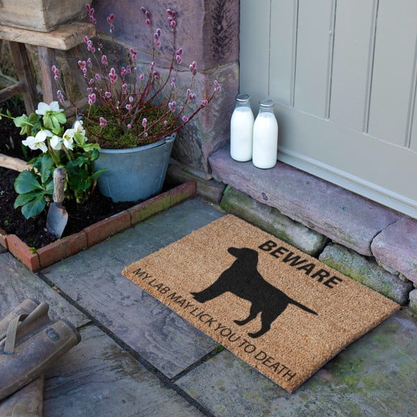 Predpražnik iz kokosovih vlaken 40x60 cm Labrador – Artsy Doormats-image-2