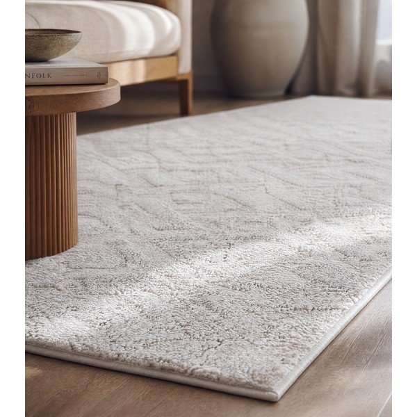 Kremno bel tekač 80x250 cm Pisa – Ayyildiz Carpets-image-1