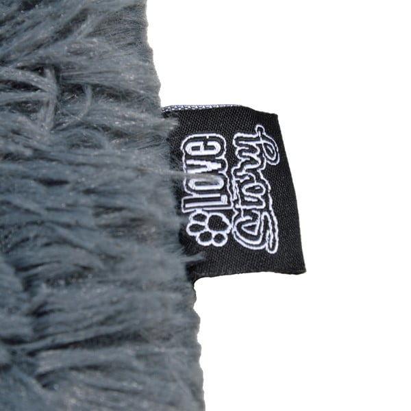 Temno sivo pregrinjalo za kavč za pse 95x120 cm – Love Story-image-4