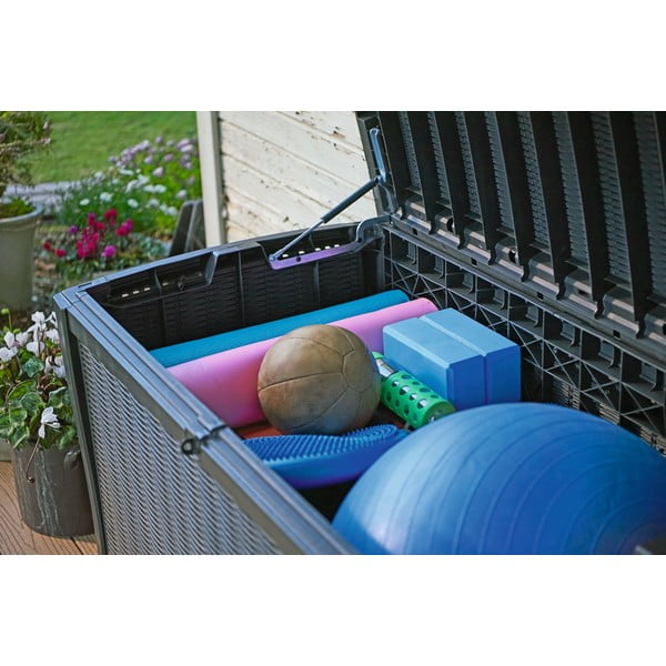 Siva vrtna škatla za shranjevanje Borneo – Keter-image-1