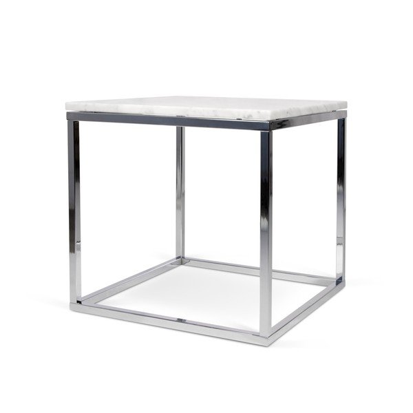 Bela miza z marmornim dekorjem TemaHome Prairie-image-2