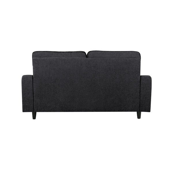 Črna dvosedežna zofa Kooko Home Rumba-image-4