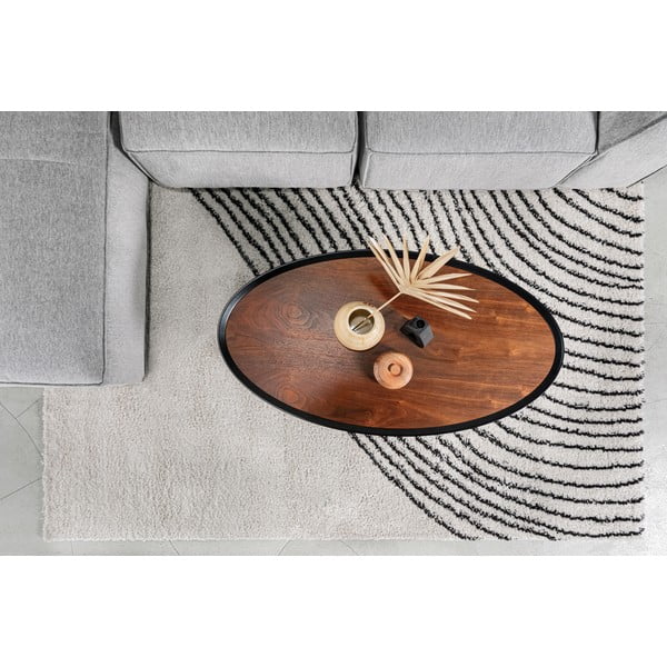 Črno-bež preproga 80x150 cm Coastalina – Universal-image-1