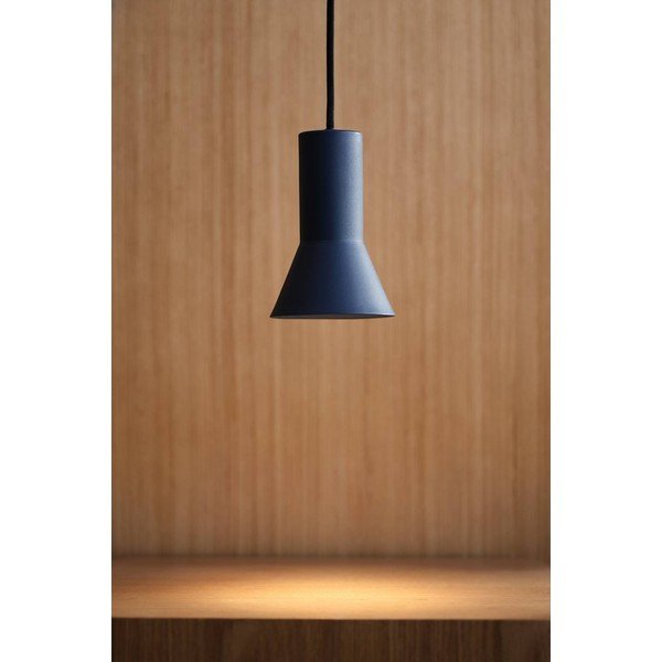Modra aluminijasta zatemnitvena viseča svetilka ø 10 cm Evan – Jotex-image-1