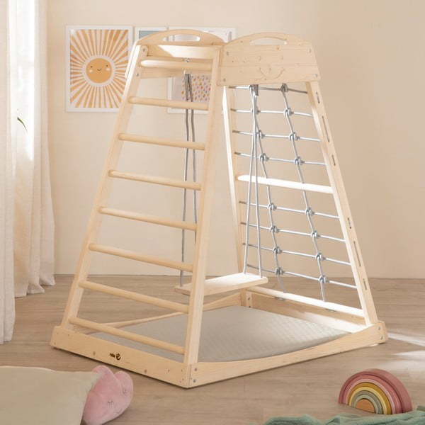 Bež otroška igralna podloga 78x100 cm Greyish gesteppt – Roba-image-3