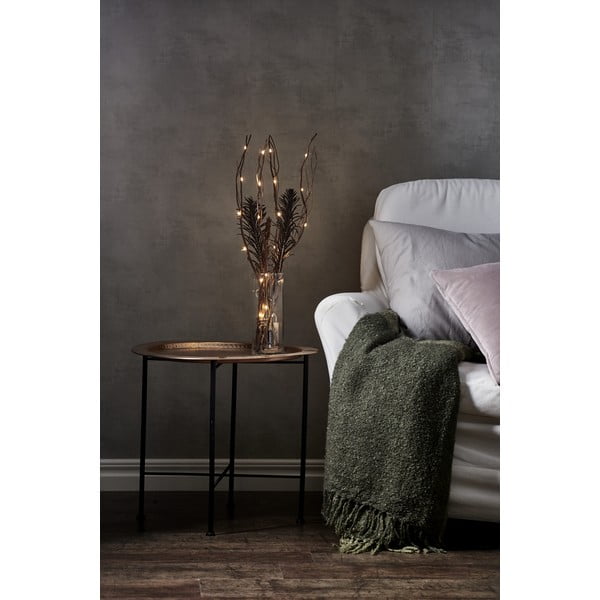 Rjava svetlobna dekoracija ø 8 cm Willow – Star Trading-image-3