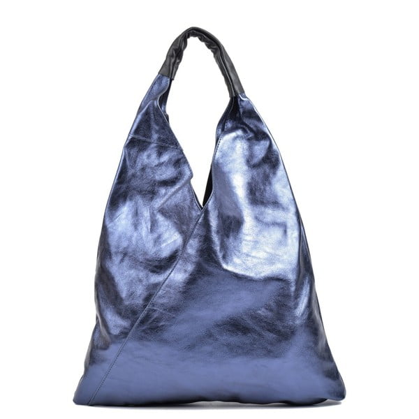 Modra usnjena torbica Isabella Rhea Beata