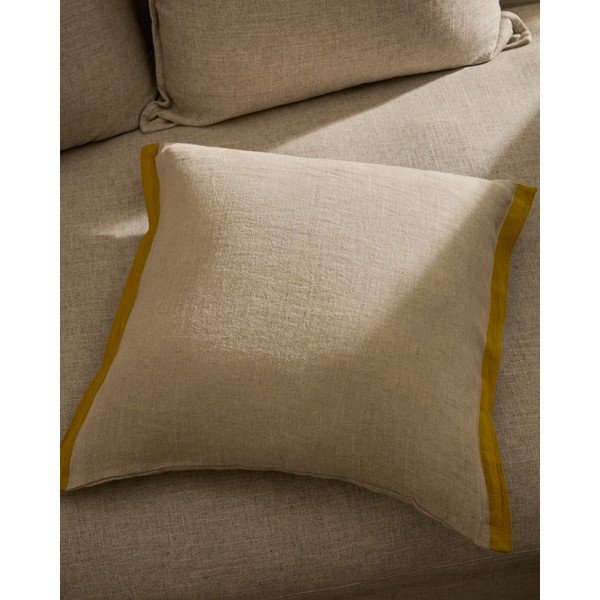 Lanena prevleka za blazino 45x45 cm Suerta – Kave Home-image-3