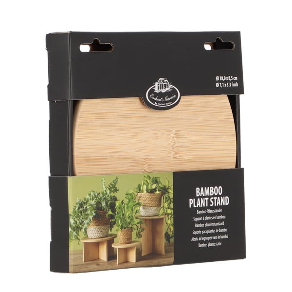 Stojalo za cvetlične lonce iz bambusa ø 18 cm – Esschert Design-image-4