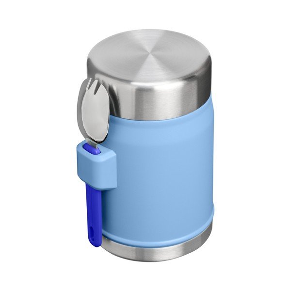 Modra termovka za hrano iz nerjavečega jekla 400 ml Legendary Food Jar + Spork Blue Sky – Stanley-image-2