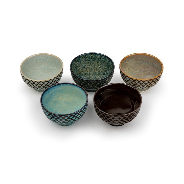 Porcelanaste skodelice v kompletu 5 ks 200 ml Sara – Bredemeijer