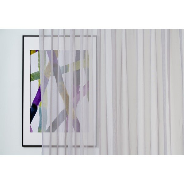 Siva prosojna zavesa 140x245 cm Voile – Mendola Fabrics-image-3