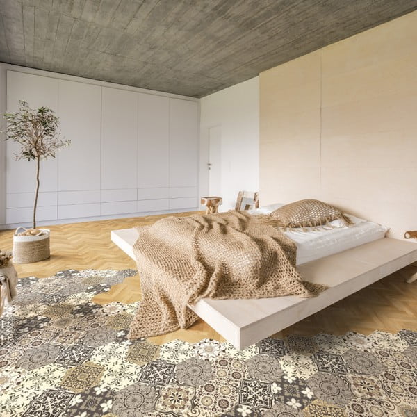 Komplet 10 talnih nalepk Ambiance Hexagons Luiza, 40 x 90 cm-image-1