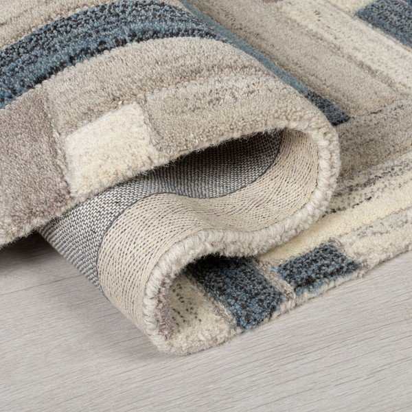Sivo-modra volnena preproga Flair Rugs Russo, 60 x 230 cm-image-1